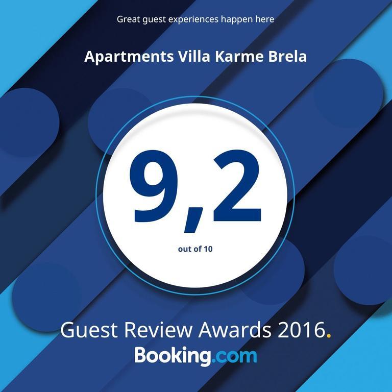 Apartments Villa Karme Brela Exteriör bild